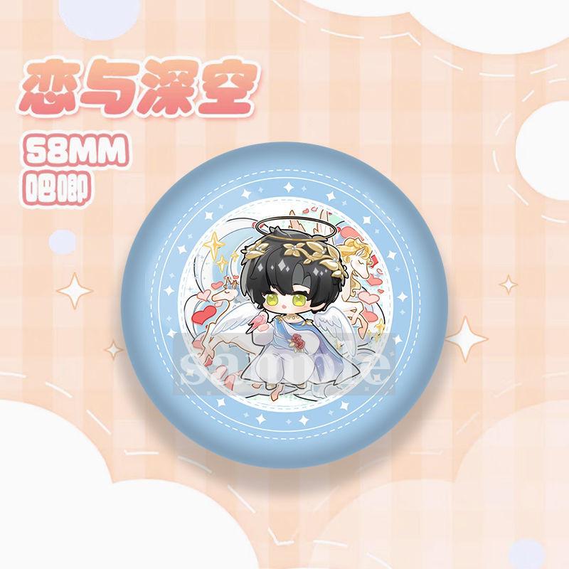 Hot Game Love and Deepspace Sylus Xavier Zayne Rafayel Caleb Anime Cartoon Badge Brooch Costumes Backpack Accessories Prop Gifts