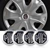 4Pcs 60MM Car Aluminum Metal Wheel Hub Center Caps Logo Decor For Morris Garages MG HS MG3 MG5 GT ZS 350 EHS Pilot Luxury GS