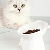 cat bowl, anti vomiting 15 degree tilted cat tray, stable base, not easy to overturn, pet drinking or food feeding station
