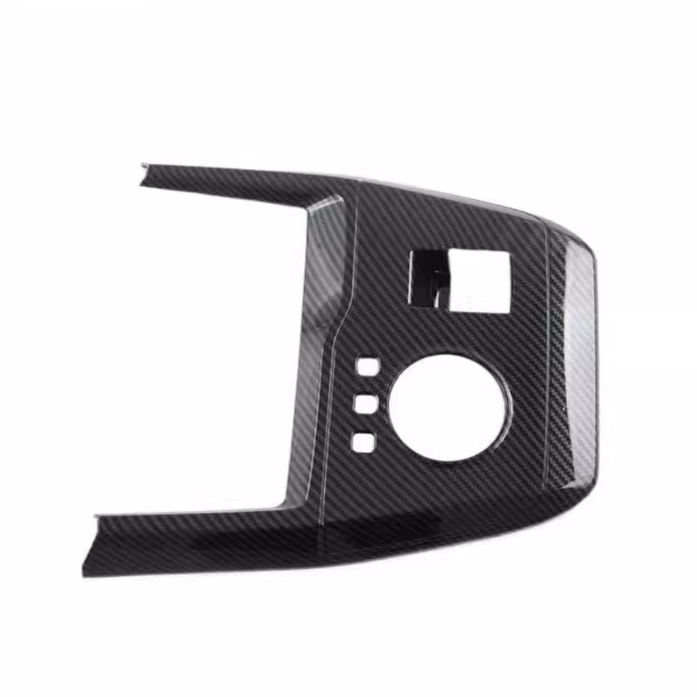 1PC Carbon Fiber Car Center Console Cover Trim Gear ShiftsPanel Frame Sticker for MG4 EV Mulan F19A  2023