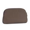 Women's Genuine Cowhide Leather Long Wallet with Phone Holder and Zipper