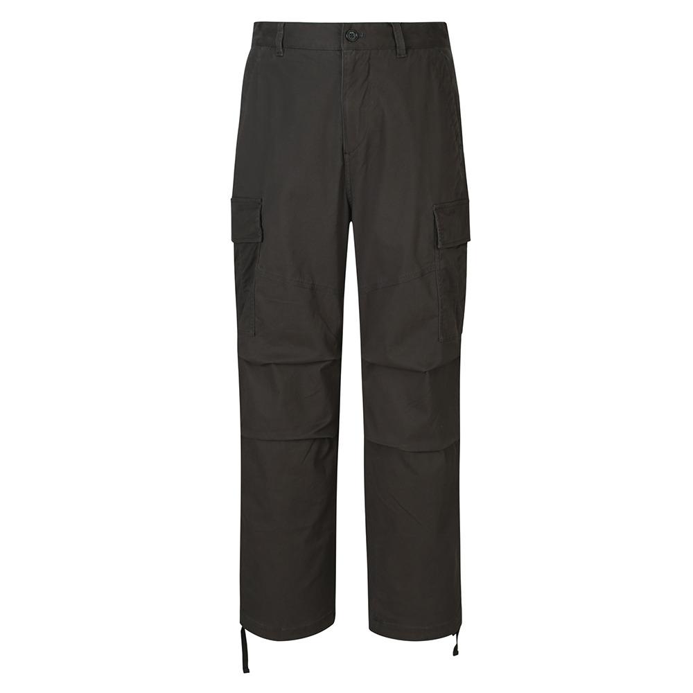BUCKAROO Cotton Spandex Parachute Cargo Pants Charcoal Gray