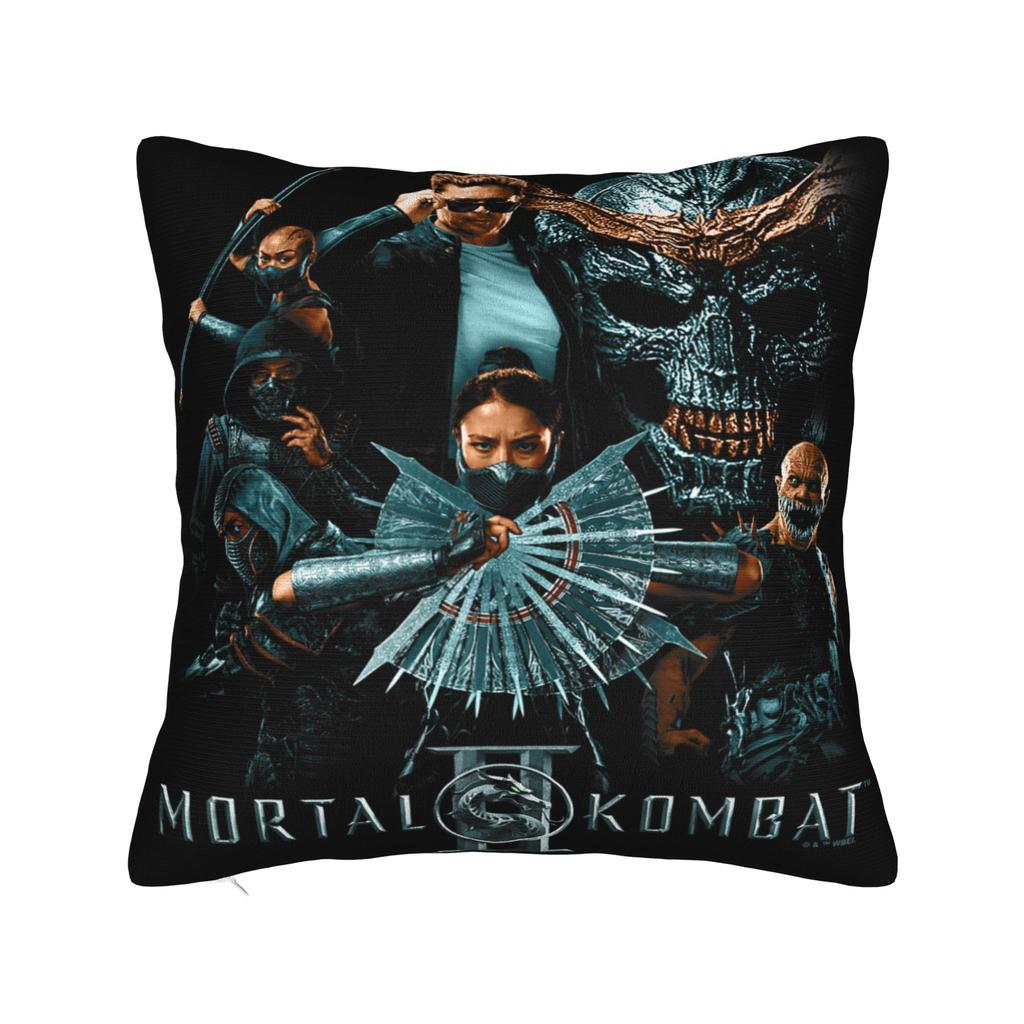 Pillow Cover Mortal Kombat Classic Poster Fashion Pillow Case For Sofa Couch Bed Living Room Pillowcases