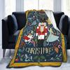 Blanket Nutcracker Christmas Tree Star Throw Blanket Ultra Soft Velvet Blanket Lightweight Bed Blanket Quilt Durable Home Decor