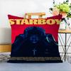 Music Star T-The Weeknd Cushion Cover Car Throw Pillow Case For Sofa Car Christmas Gift 40x40cm 45x45cm