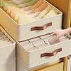 Convenient Cotton Linen Underwear Sorter Space Saving Lingerie Divider Household Panty Organizer Case for Bedroom