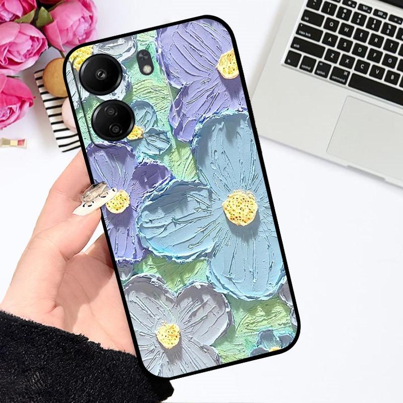 For Xiaomi Poco C65 Case Redmi 13C 4G Cute Cartoon Cover Soft Silicone Phone Case For Xiaomi Redmi 13C Poco C65 C 65 Bumper