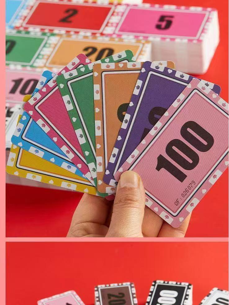 Casino Mahjong Thickened Frosted Chips & Waterproof Cards