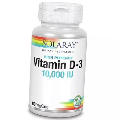 D vitamīns D-3 10000, 60 veģetārās kapsulas (36411067)