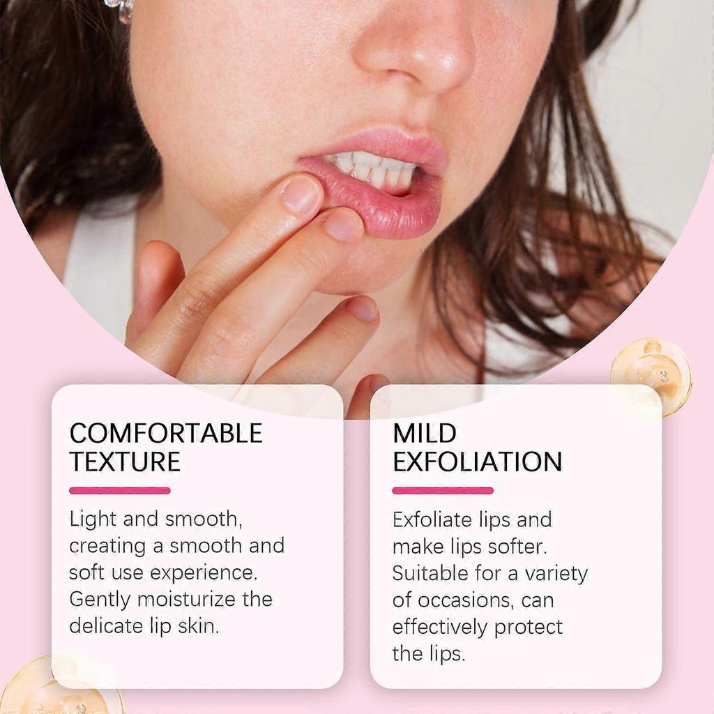 Viareline Cherry Blossom Sleep Lip Balm Brightens Lips, Moisturizes, Hydrates, And Gently Improves Lip Lines