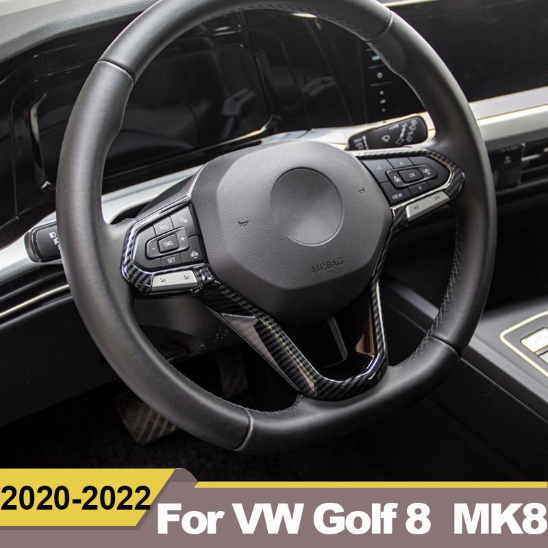 Für Volkswagen VW Golf 8 MK8 2022 Auto lenkrad Taste rahmen Abdeckung Borte Auto Styling Innen Zubehör