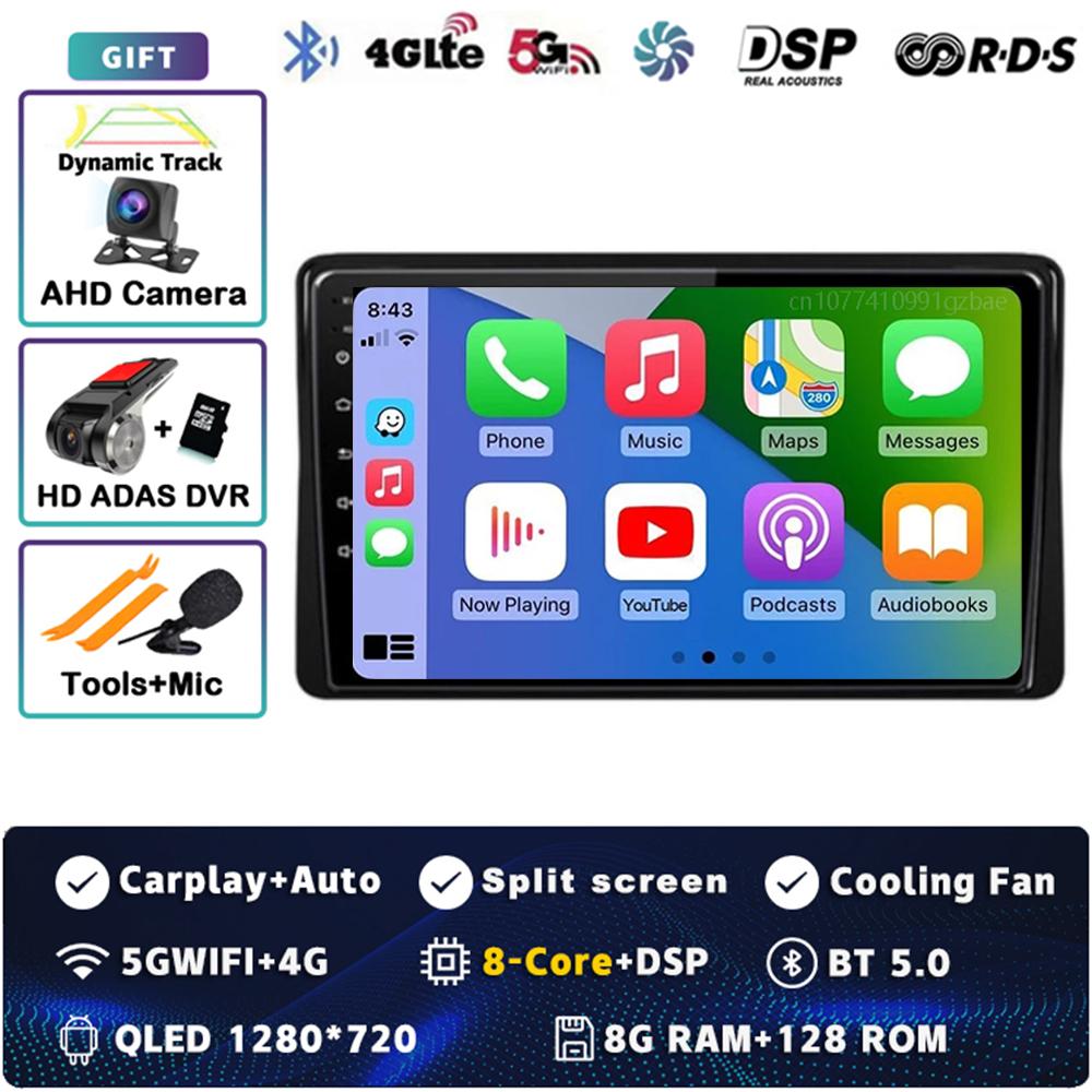 Android 14 Carplay Car Radio For Renault Duster HM 2 II 2020 - 2021 Arkana 1 I 2019-2021 Multimedia Video Player GPS Stereo 2Din