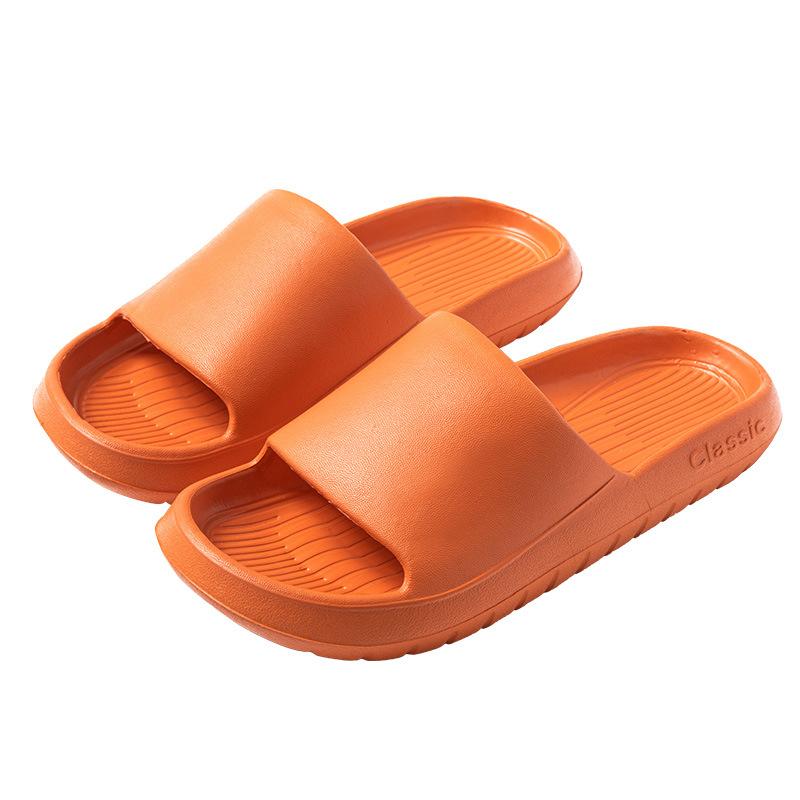 Lightweight Eva Non-slip Bathroom Slippers Men's Summer Bath Sandals Women's Home Household Cool Slippers