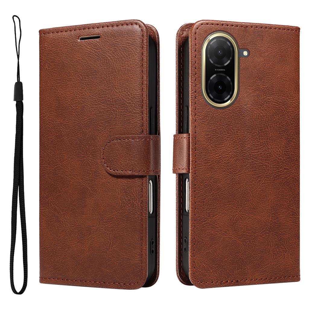 For Xiaomi Redmi A5 4G (171.7*77.8*8.3mm) Leather Wallet Case with Strap Solid Color Phone Stand Cover
