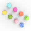 8Pcs Silicone Sensory Suction Cup Toy for Stress Relief and Relaxation with Texture Design for Kids and Adult Calming