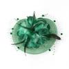 Feathers Mesh Fascinator Hat Elegant Bride Headdress Fashion Veil Hat Headwear  Wedding