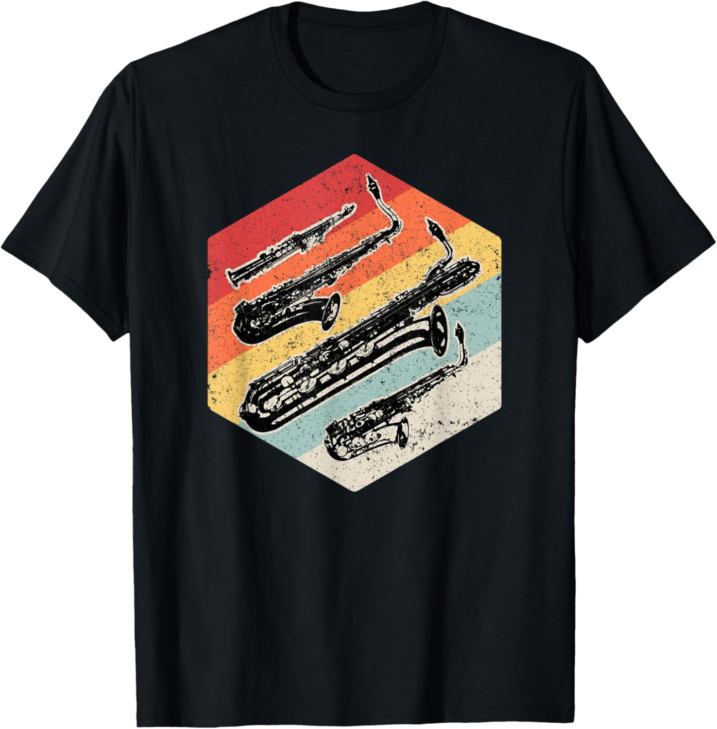 Alto Tenor Soprano Bari Baritone Sax Saxophone Player Gift T-Shirt S разноцветный
