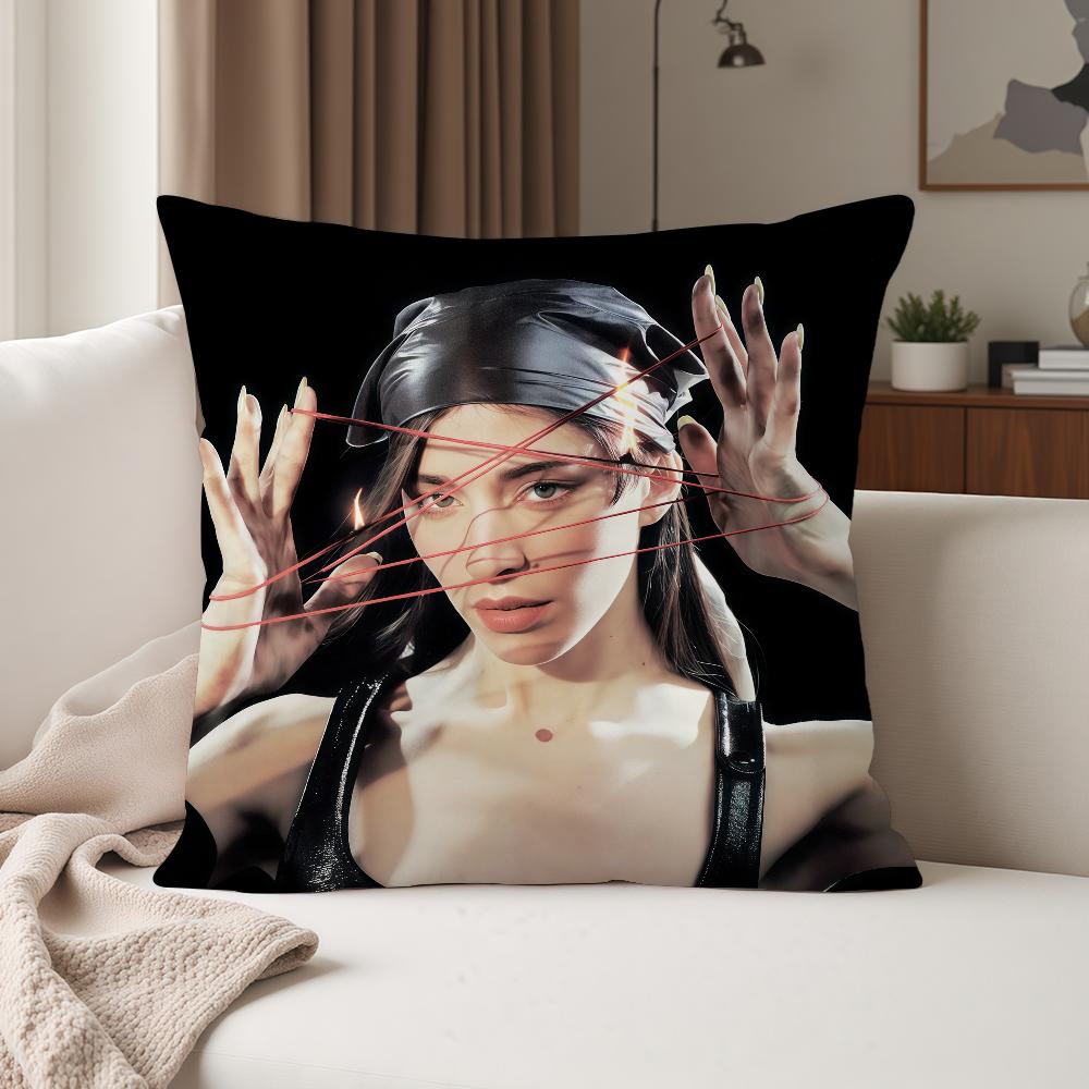 Singer CCaroline Polachek Pillow Case Suitable For Bedrooms Living Rooms Cars Home Decoration
