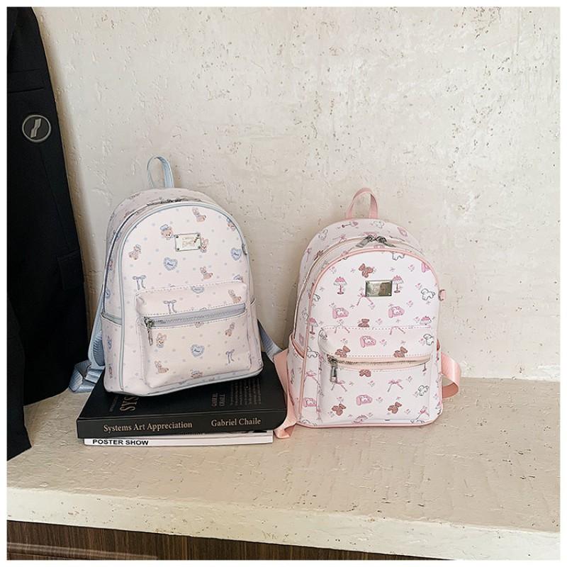 Small Fresh Preppy Style Backpack Women's 2025 Fashionable New All-matching High-end Schoolbag Commuter Travel