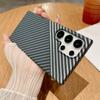 Ultratenká textura uhlíkových vláken Magnetická Pro Magsafe Pouzdro Pro Samsung S25 S24 S23 S22 Note 20 Ultra 10 Plus Hard PC Matte Cover
