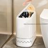 Luxury High-end Trash Can with Lid Large Capacity Stylish Garbage Bin for Home Living Room Bathroom Kitchen High-end
