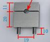 Double Hole Aluminum Alloy Tube Clamp - Air Line Panel Bracket for 1/4, 3/8, 1/2 Inch