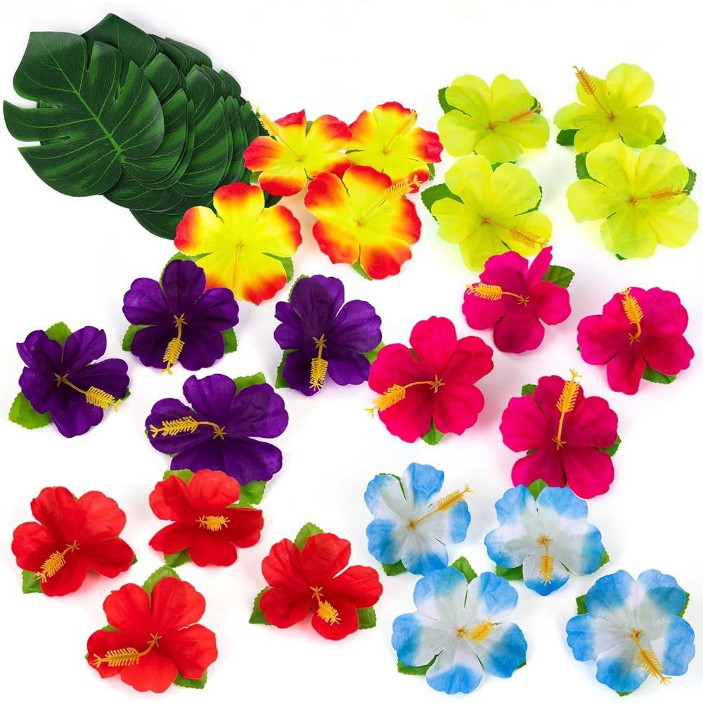 20Pcs Brown Leaves Artificial Flowers for Party Birthday Party Wedding Decoration Bride Home Table Decor Craft Gift Accessories