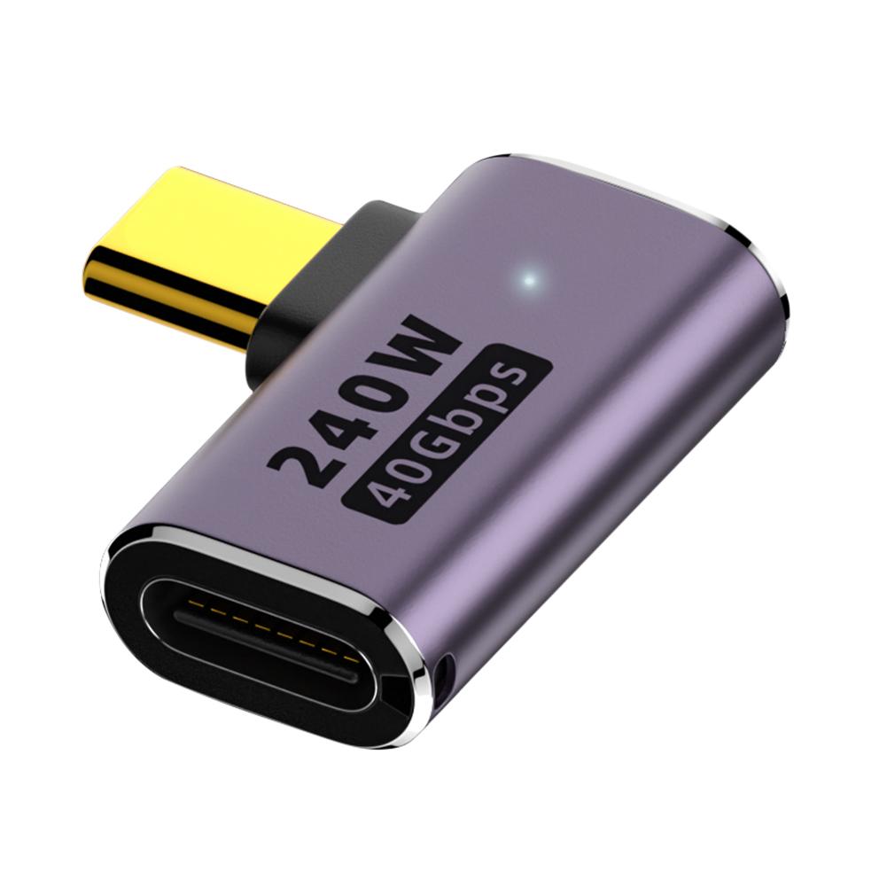 

Портативный многофункциональный адаптер Type-C Разъем USB 4.0 Type C Передача данных 40 Гбит/с Зарядка PD 240 Вт Выход аудио-видео 8K 60 Гц