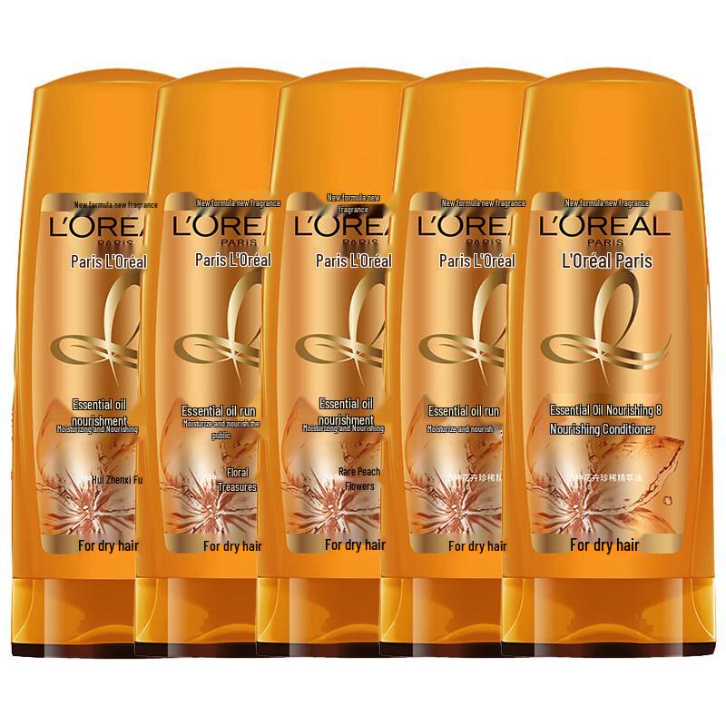 

L Oréal Oil-Nourishing Hair Conditioner for Smooth & Fuller Hair, 5-Pack