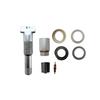 TPMS Sensor Repair Kit - 52936D4100 - Silver Aluminum Valve - 4 Pieces - Steel/Alloy Wheels