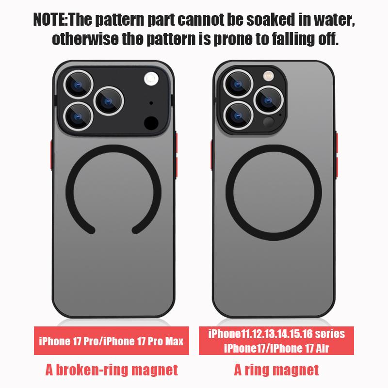 Magnetic Acrylic Phone Case For iPhone 17e 17 16 15 14 13 Pro Max 16e 11 For Magsafe Wireless Charge Space Astronaut Print Cover