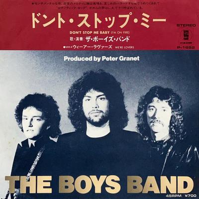 7inch Record BOYS BAND  Please Dont Stop Me Baby Im On F P1652 Asylum Records 1982 Japan Rock Used