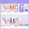 Adorable Mini Cat Figurines Model Pet Doll Featuring Exquisite Craftsmanship For Home Dcor