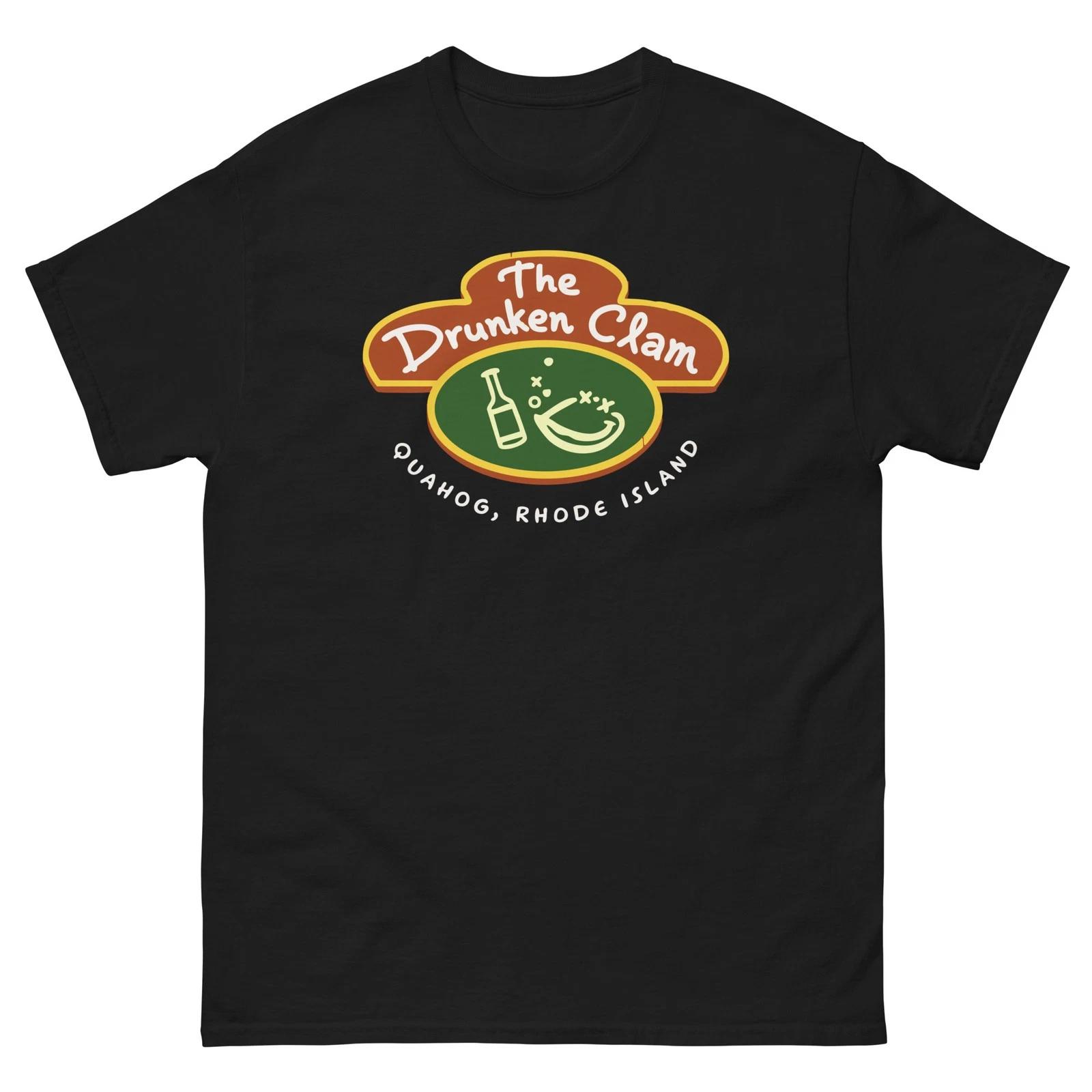

The Drunken Clam Graphic 100% Cotton T-shirt Mens Tees Top Unisex classic tee M