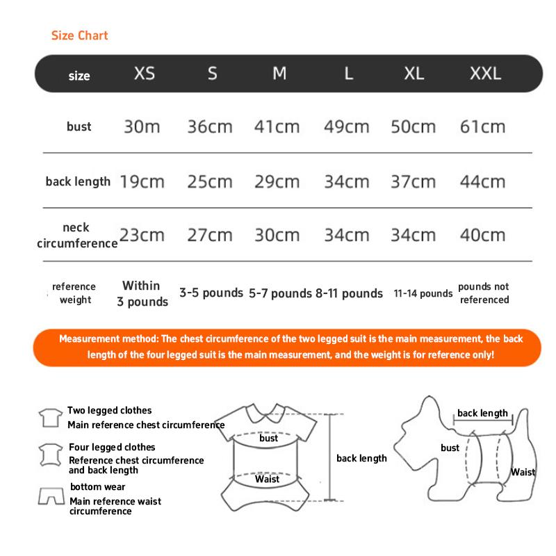 Faux Two-piece Four-legged Dog Warm Cotton Coat Winter Pet Cat Thick Plush Windproof Down Jacket Clothes Fashionable Accessories