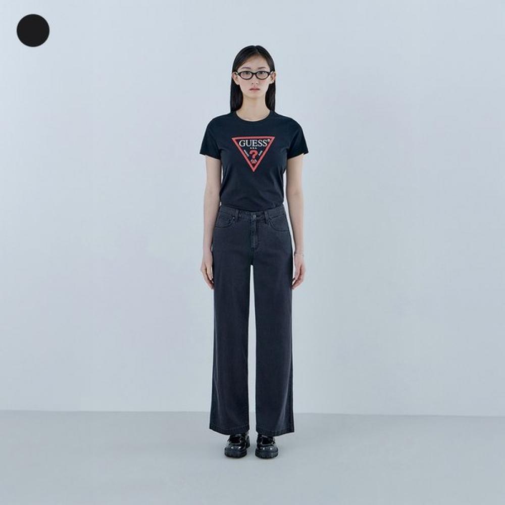 GueSS Women S Cool Touch Blk Tone Wide Yq2d9095 black (BLK)/24