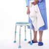 360-Degree Rotating Shower Stool: Adjustable, Non-Slip Rubber Tips, Durable Aluminum Construction for Safe Bathing