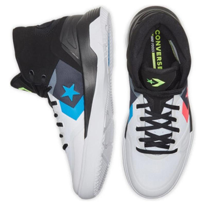 Converse G4 Comfortable and Lightweight Mid-Top Basketball Shoes Unisex Black, Blue and Red