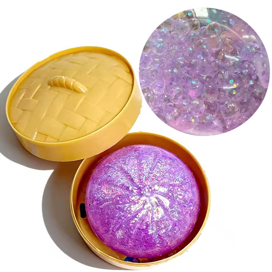 6 stili Squishy a forma di Raviolo Arcobaleno Gigante Morbido Giocattolo Sensoriale da Spremere Sollievo Ansia Fidget Sfera Antistress per ADHD Autismo