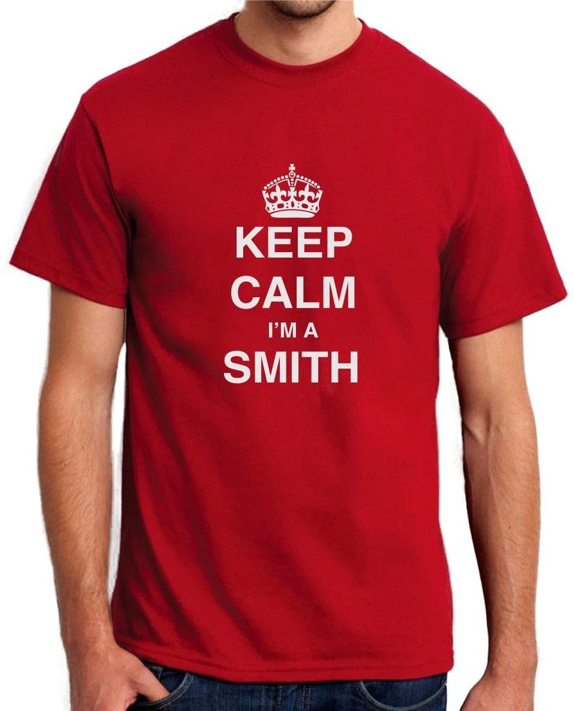 KEEP CALM I'M A (YOUR TEXT) - PERSONALISED SLOGAN Mens Womens Kids T-Shirt