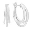 Silver Earrings Without Stones (2207825)