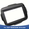 Car Radio Fascia for Jeep 2016-2020 Android Screen Multimedia Navigation Frame Durable Plastic Replacement Dashboard Trim