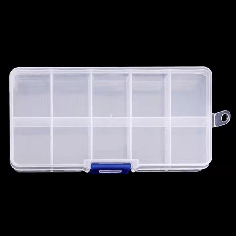 

Jewelry Container Box Rectangular/Round Organizer for Case with Lid for Jewelry Earring Nail Art Charms Multipurpose Hol