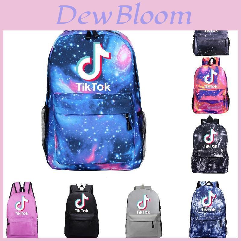 Backpack Tik Tok Large Children Schoolbags Casual Travel Bags Shoulder Rucksack