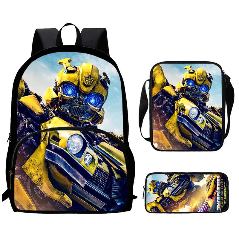 Transformers, Bumblebee Bag High Definition Multi-Function Oxford Lightweight Backpack