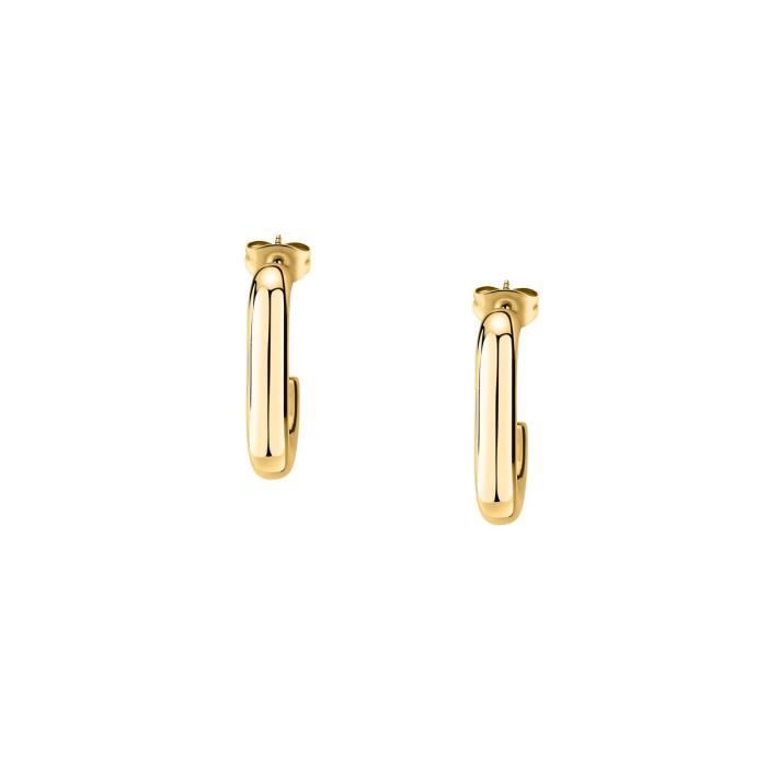 Boucles d'oreilles Créoles MORELLATO en Acier Jaune - 241733
