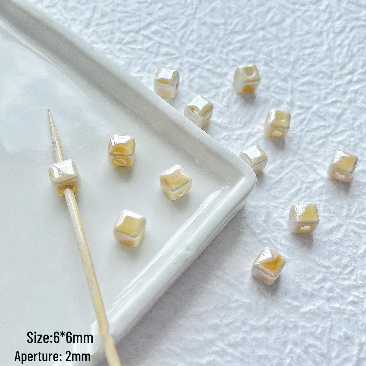 

Кремовый Кофе Плюшевый Мишка Собачья Кость Керамическая Звезда Сердце Бусины для DIY Браслетов