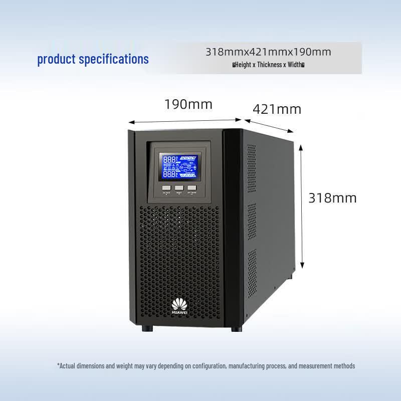 Huawei UPS2000-A 3KTTL UPS System with Battery Cabinet CN Plug (adapter Included)