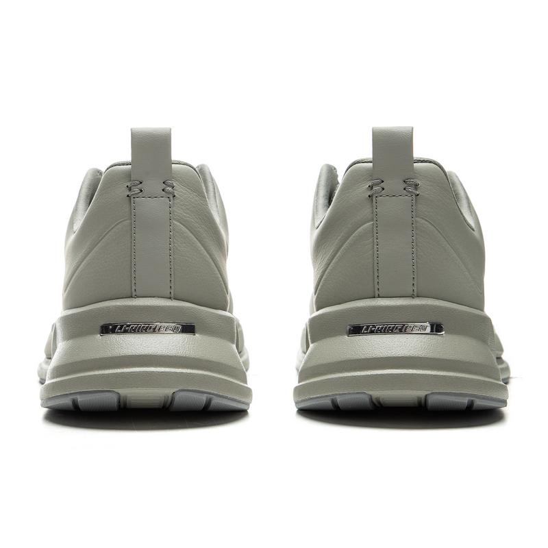 Li-Ning 1990 Commuter Series Fashion Comfortable Minimalist Durable Non-Slip Low-Top Casual Running Shoes Men Sneaker Frost-Gray ALLU013-3