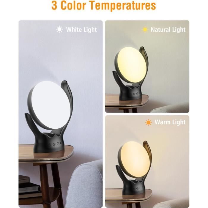 Lampe de luminothérapie - generic - wopigh - 10000 lux - sans uv - angle réglable 210°